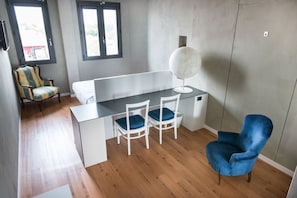 Minibar, in-room safe, desk, blackout curtains