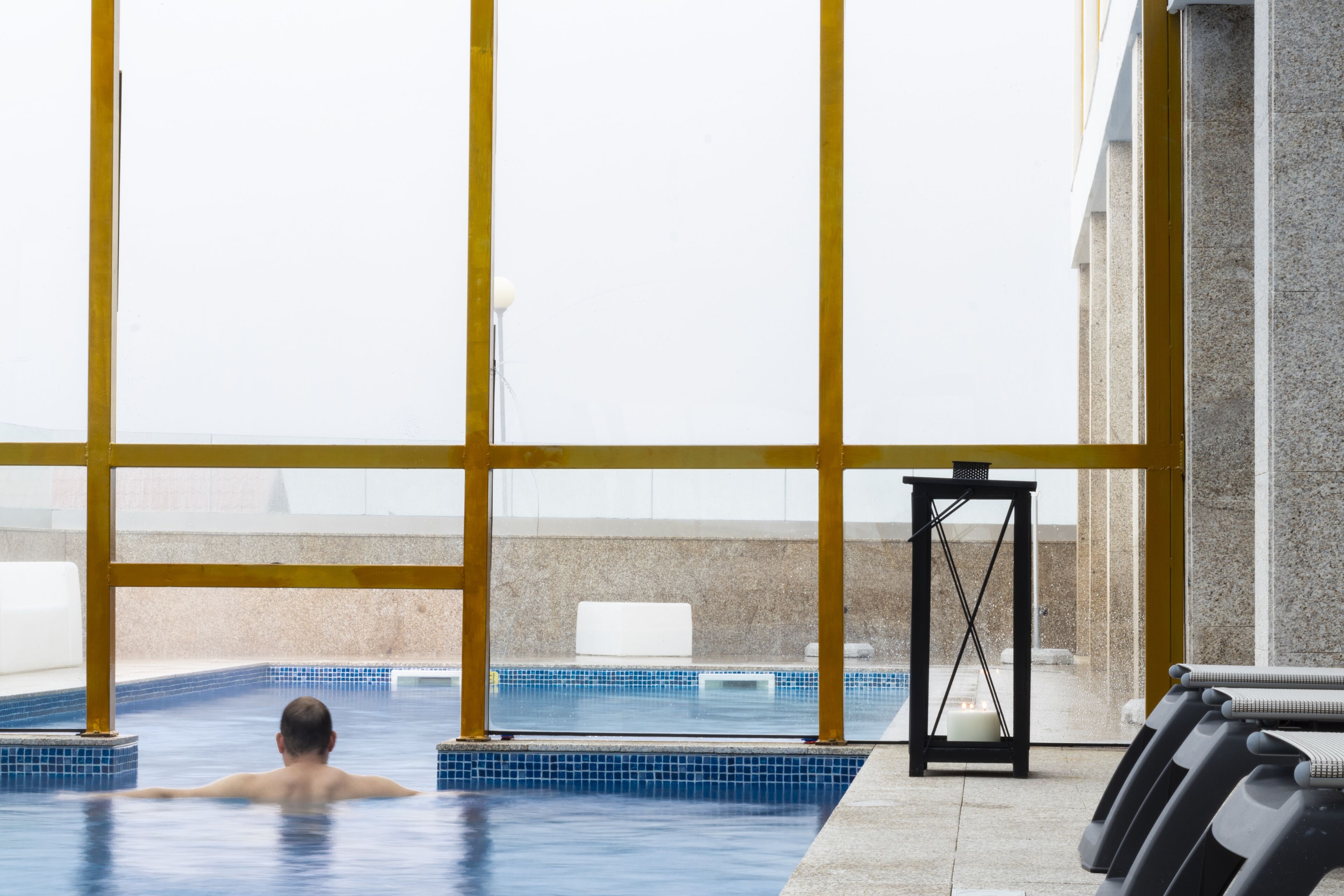 indoor pool, outdoor pool