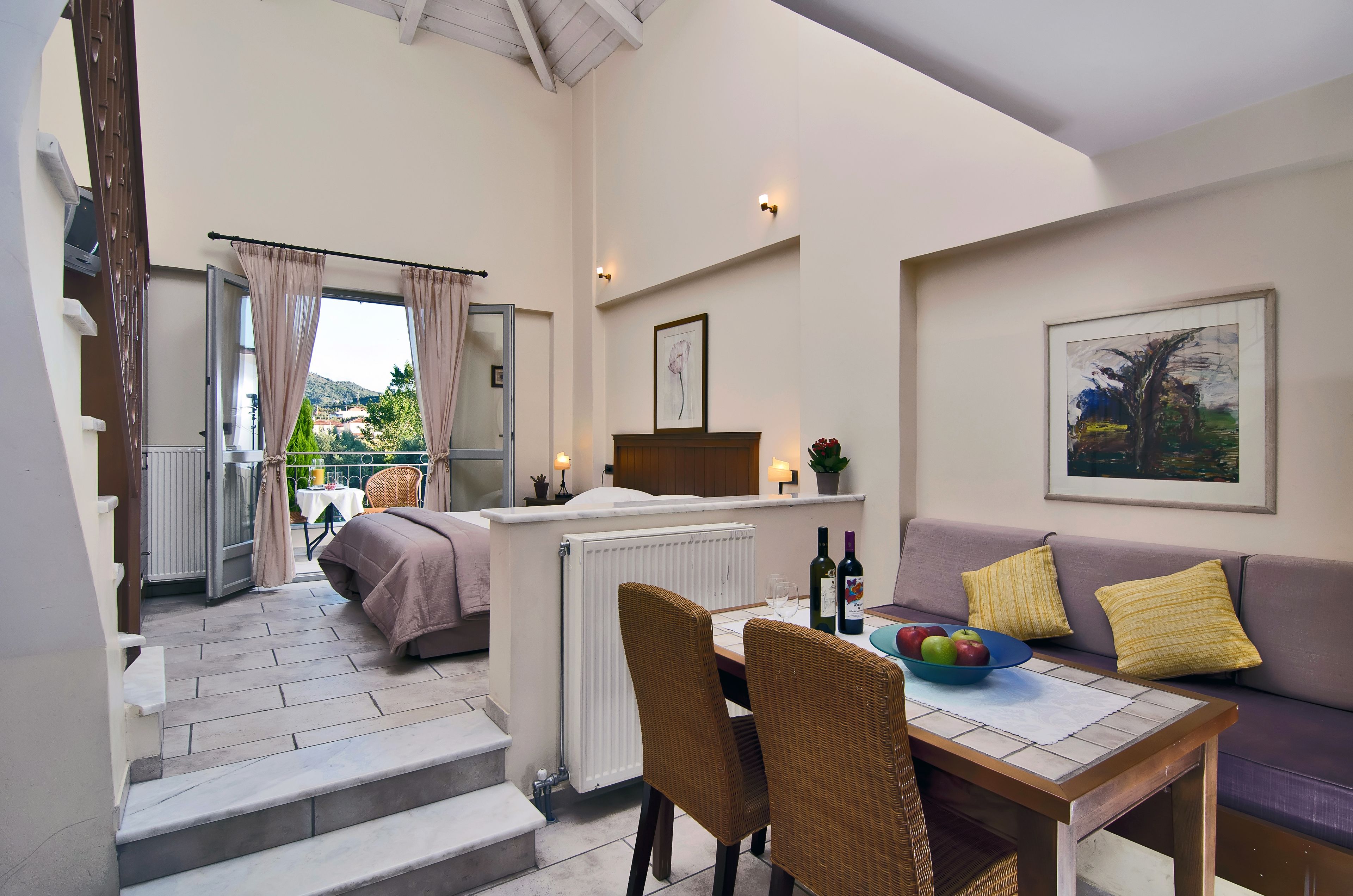 standard duplex (for 2-5 people, nefeli or kyveli ) | living area | 40-inch lcd tv with digital channels, tv