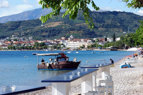 Vlak bij het strand, strandlakens