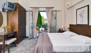 Standaard kamer | Lakens van Egyptisch katoen, luxe beddengoed, een kluis op de kamer