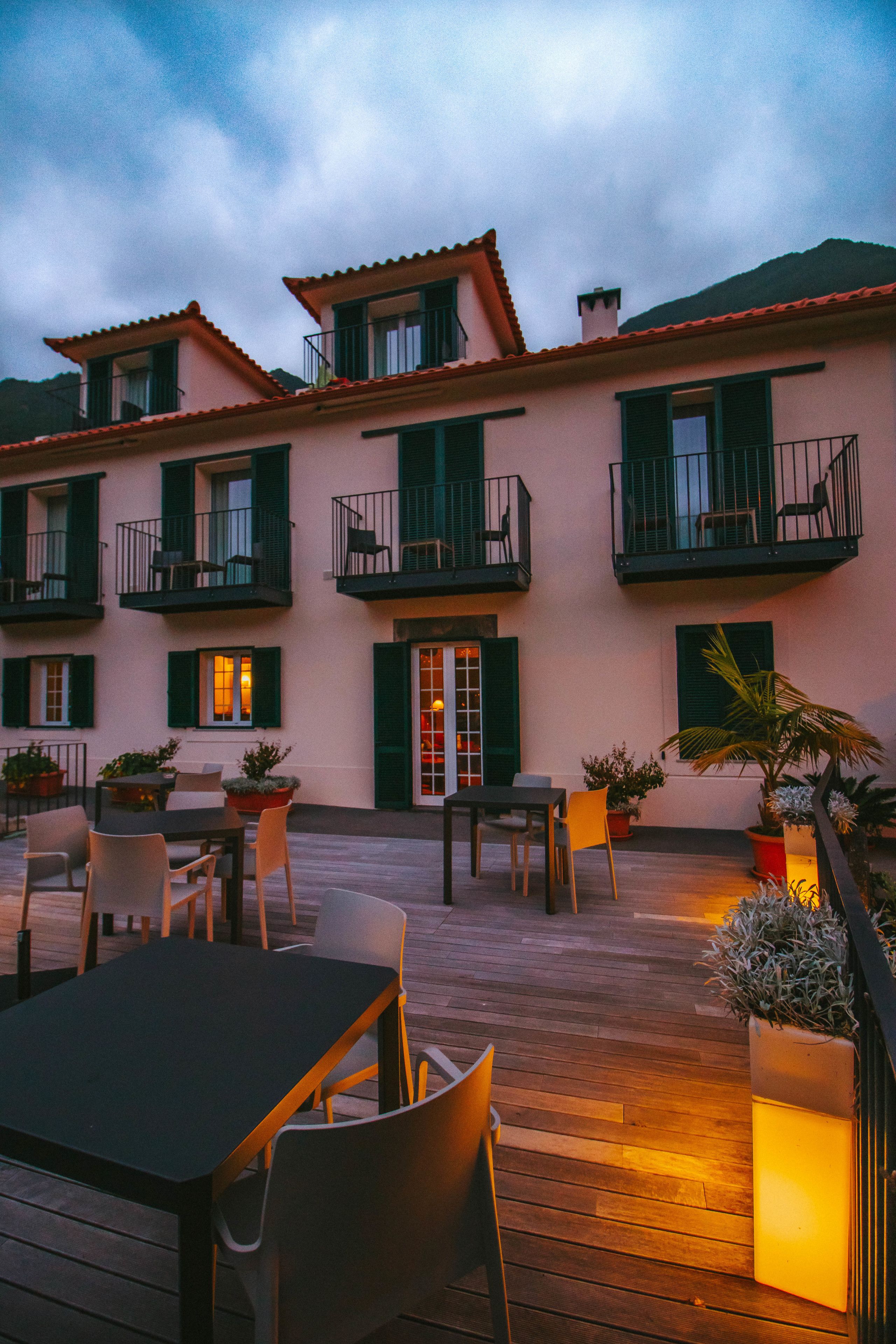 Voorkant van accommodatie