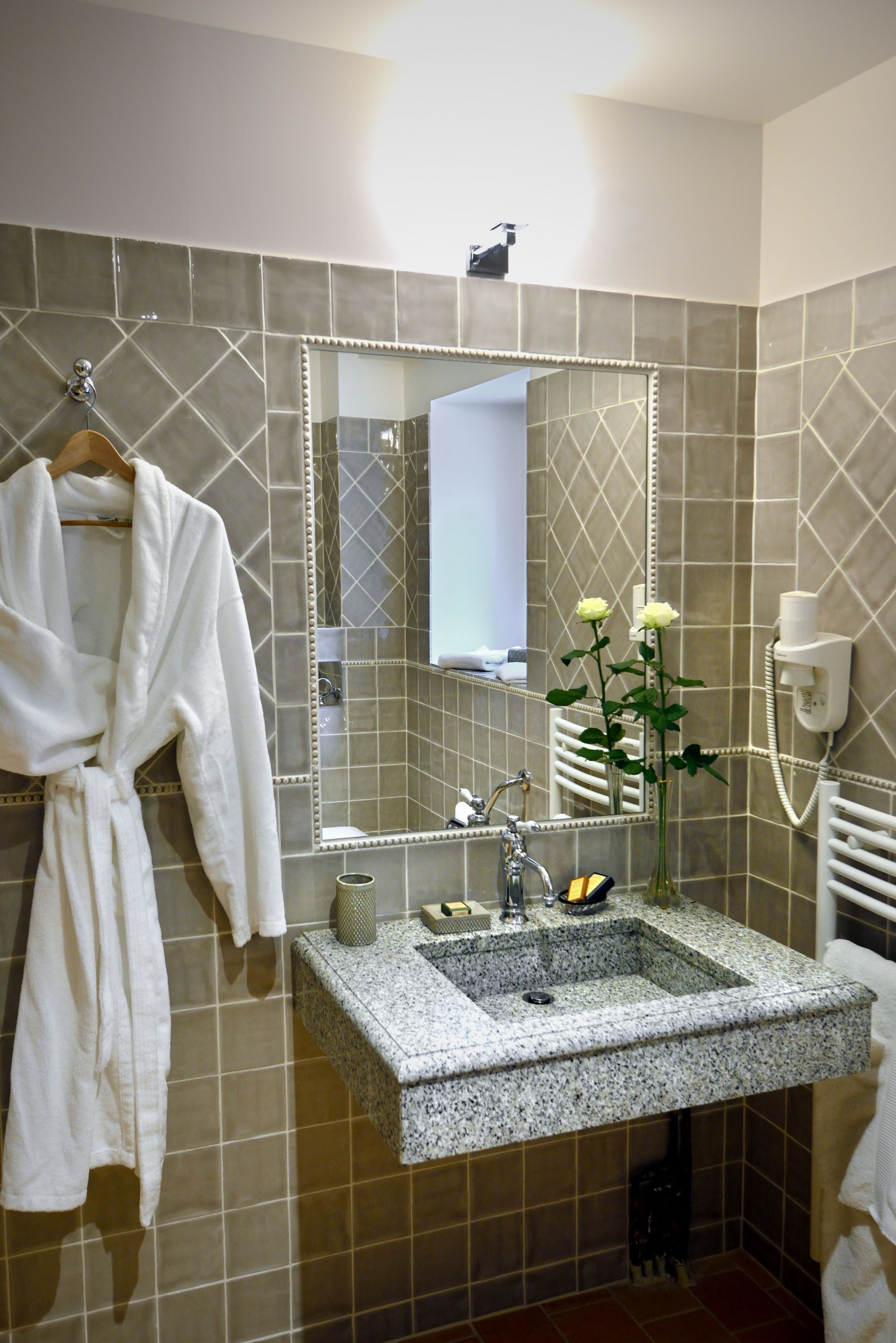 comfort room (in d'artagan house) | bathroom | free toiletries, hair dryer, bathrobes, slippers
