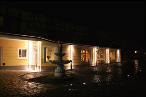 Front of property - evening/night