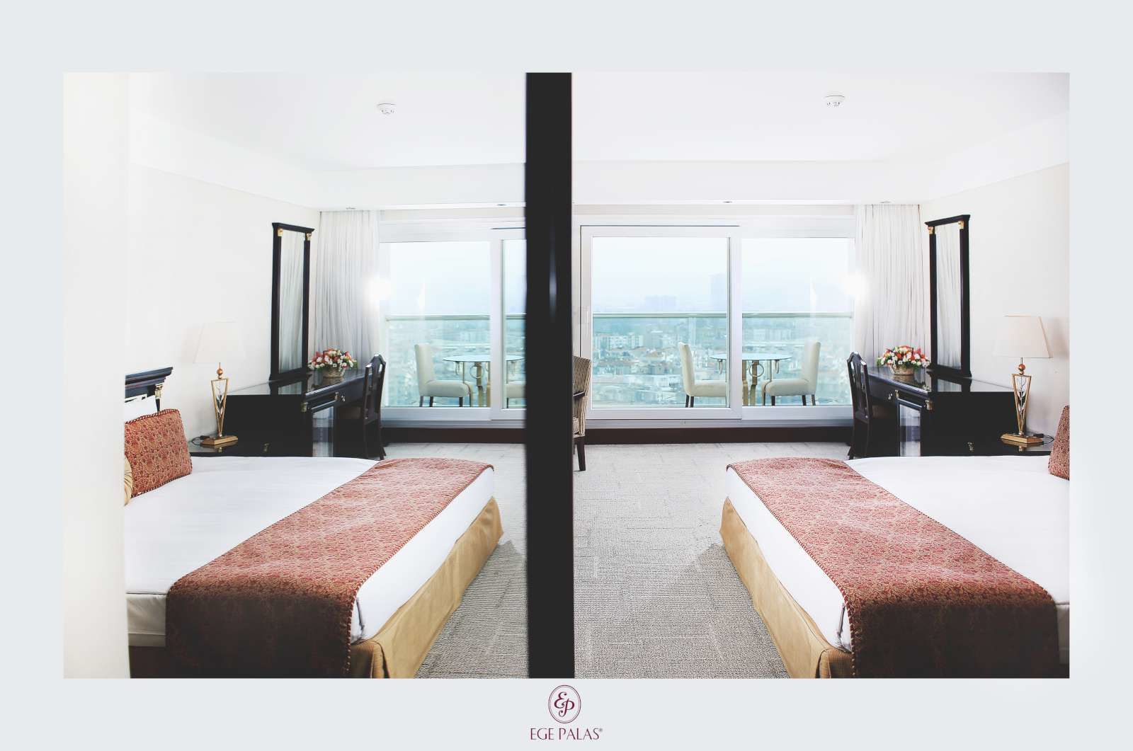 standard double room, sea view | minibar, in-room safe, desk, free cots/infant beds