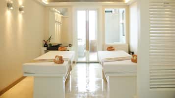 Couples treatment room(s), hot tub, body treatments, hydrotherapy