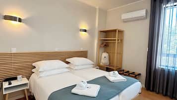 Standard Twin Room | Premium bedding, blackout drapes, free WiFi, bed sheets