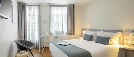 Minibar, in-room safe, desk, blackout curtains