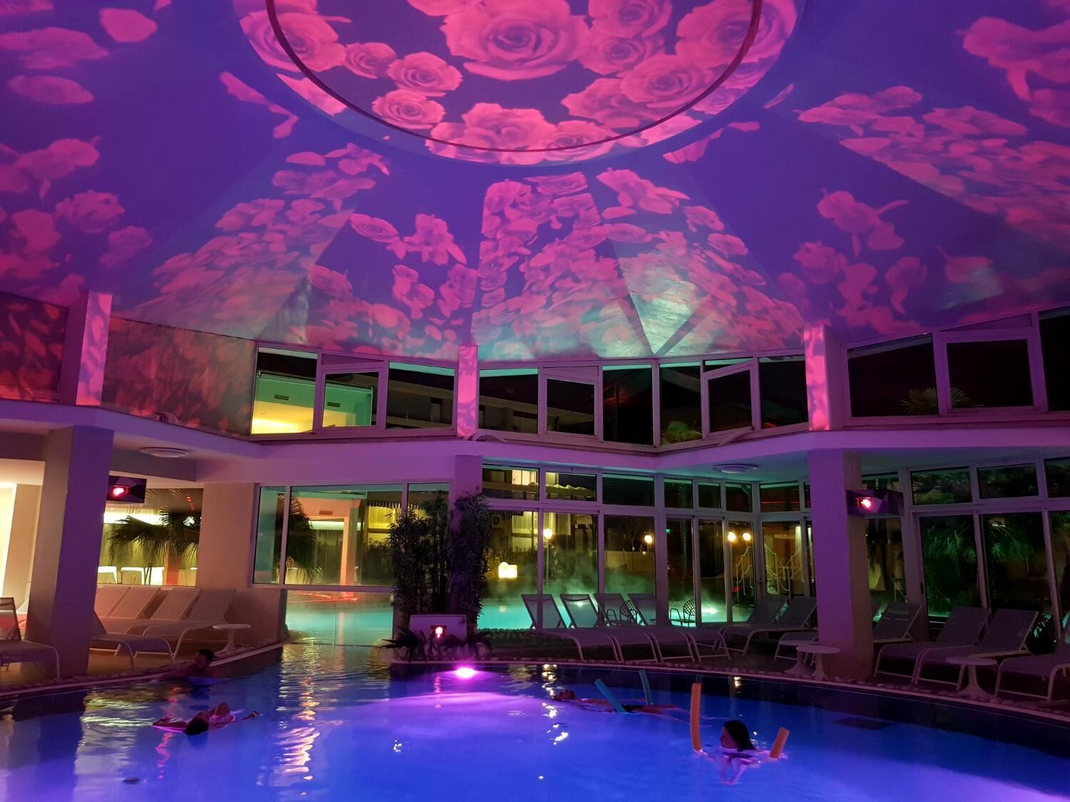 Indoor pool, 2 outdoor pools, open 8:00 AM to 11:30 PM, pool umbrellas