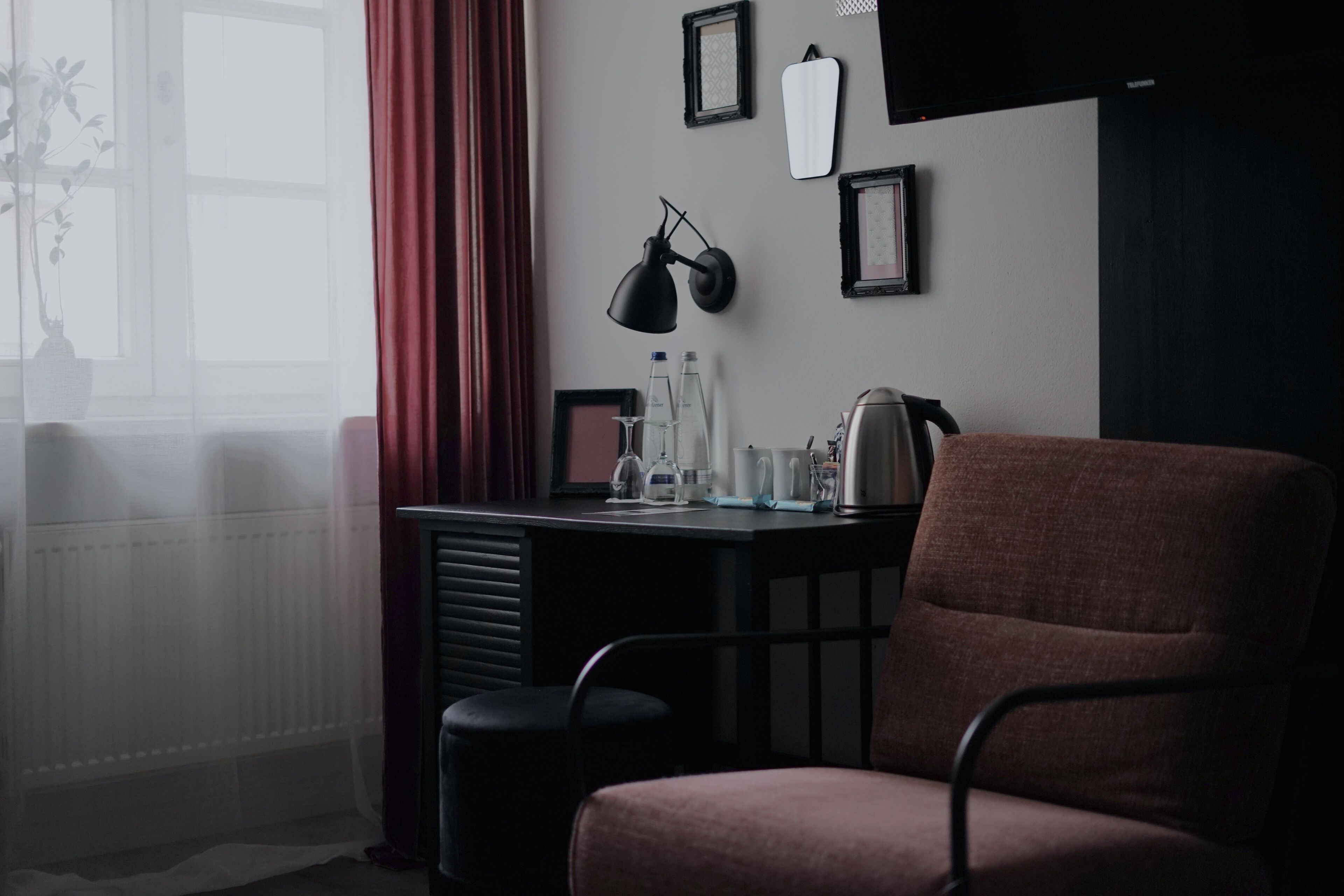 economy double room | premium bedding, blackout curtains, free wifi, bed sheets