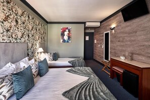 In-room safe, blackout drapes, soundproofing, free WiFi