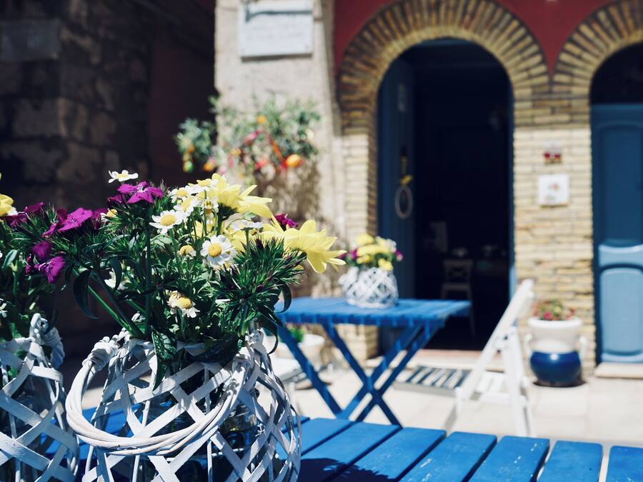 Majoituspaikan julkisivu