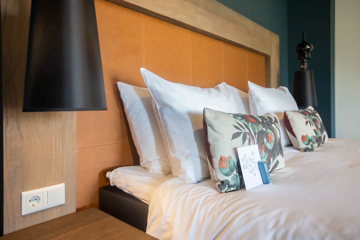 1 habitación y ropa de cama de alta calidad