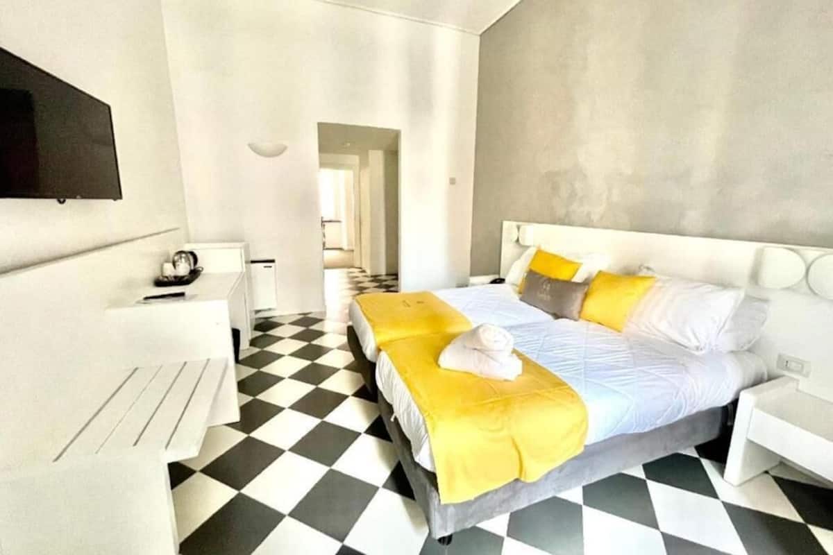 Quadrupla familiare | Biancheria da letto ipoallergenica, materassi Select Comfort, minibar