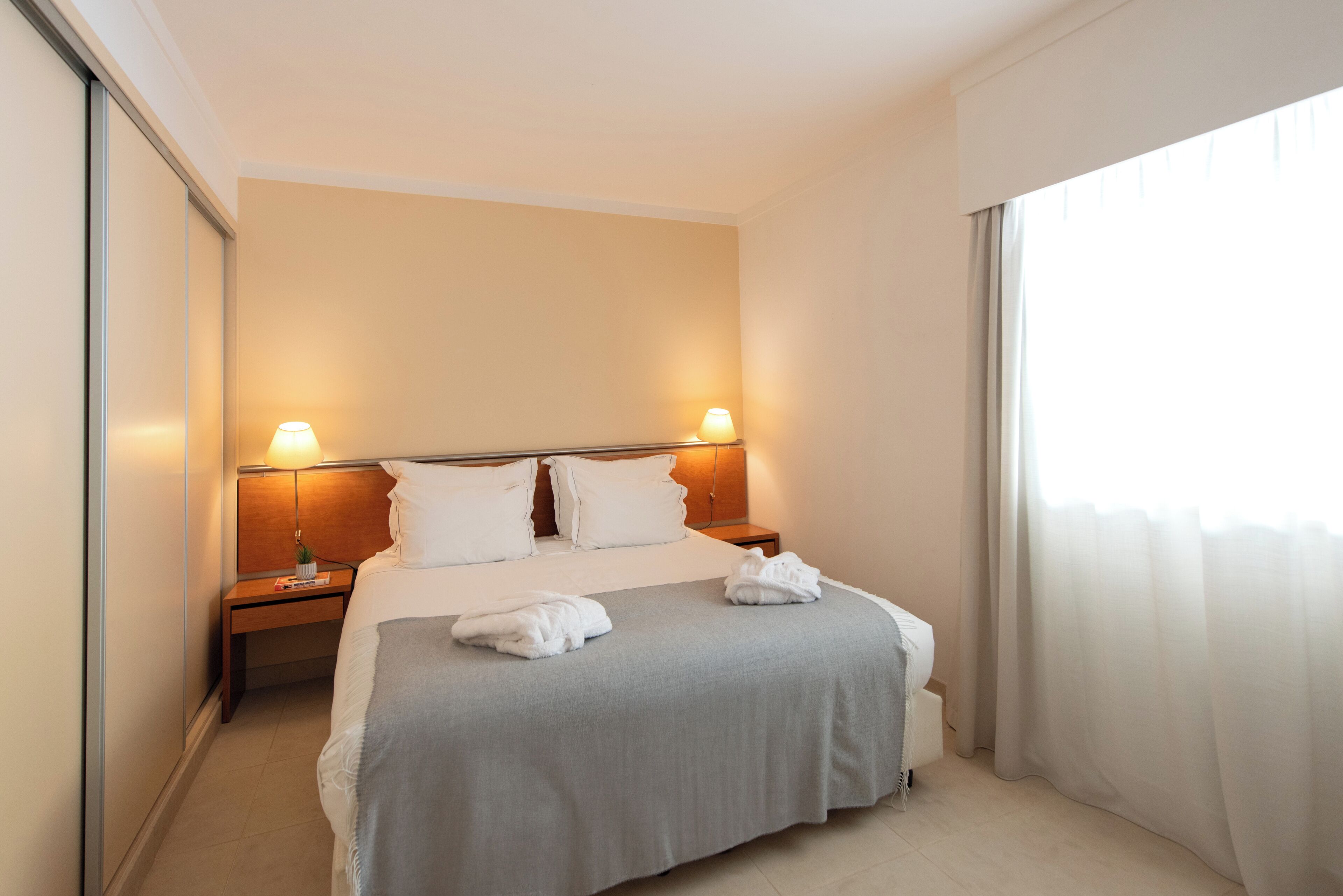 Premium bedding, memory foam beds, in-room safe, desk