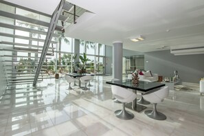 Lobby sitting area