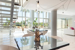Lobby sitting area