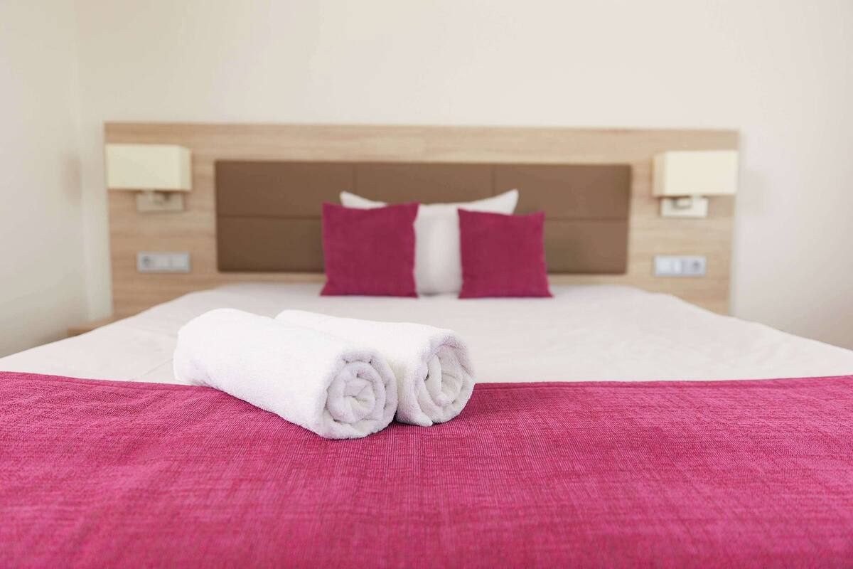 comfort double room | in-room safe, individually decorated, desk, laptop workspace