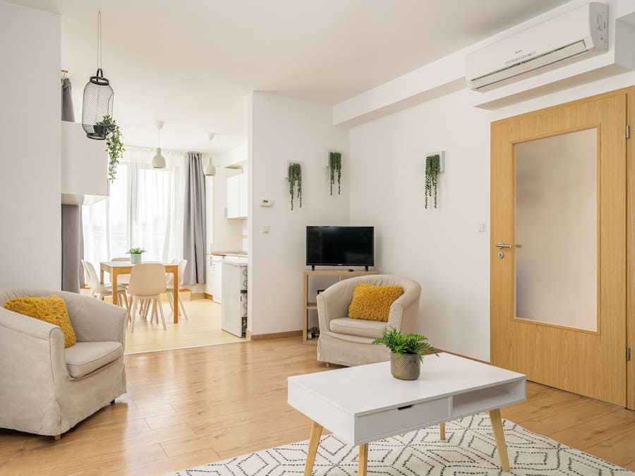 Exclusieve penthouse | Woonruimte | Flatscreentelevisie