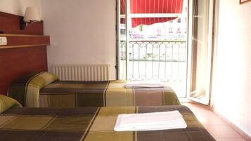 Twin kamer | Lakens van Egyptisch katoen, luxe beddengoed, donsdekens