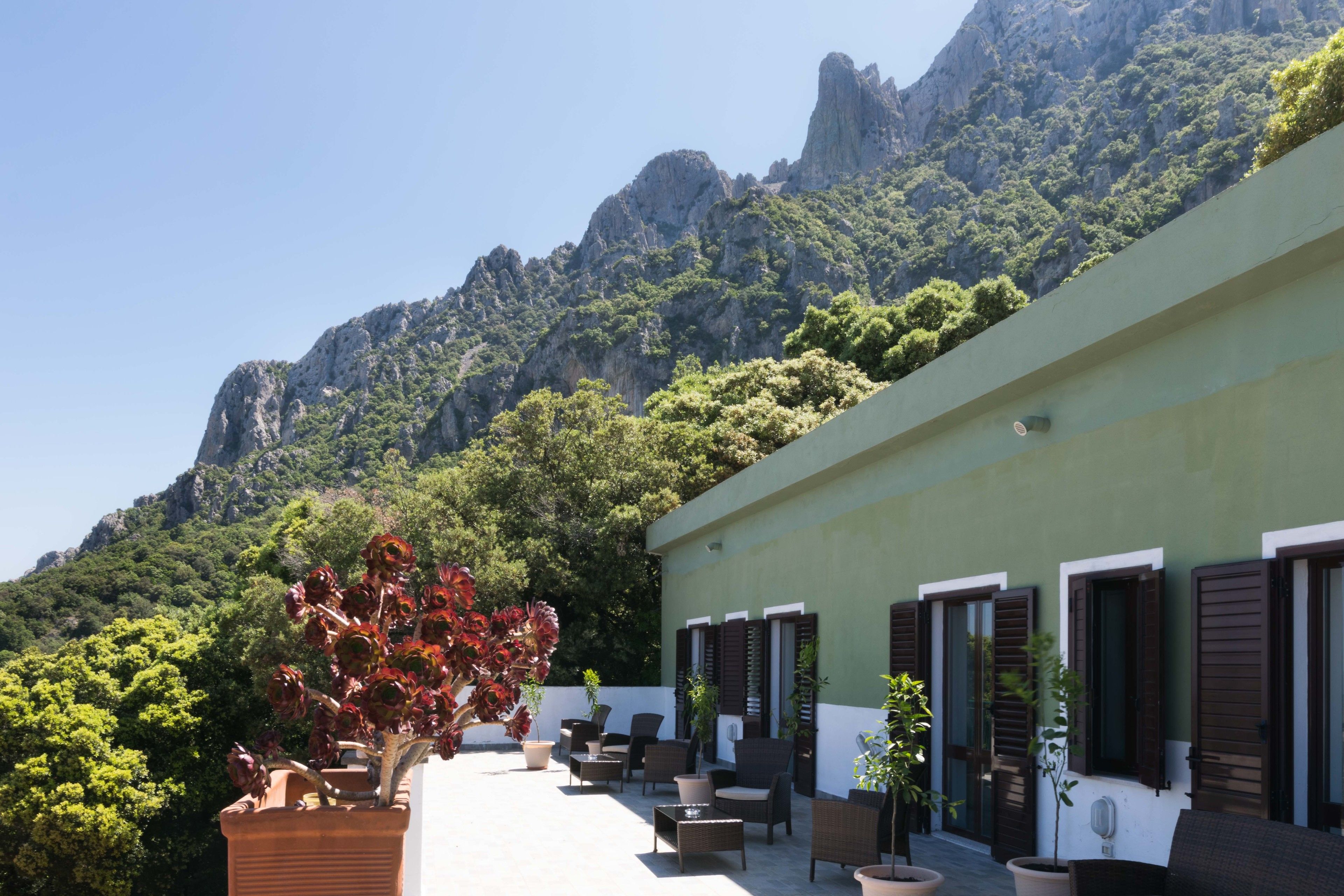 Doppel- oder Zweibettzimmer, Bergblick | Blick auf die Berge