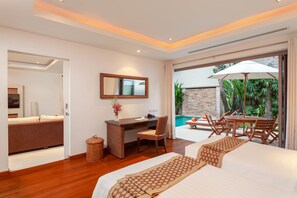 Duplex, 2 Bedrooms, Private Pool | Premium bedding, minibar, in-room safe, individually decorated - The Residence Resort (Choeng Thale)
