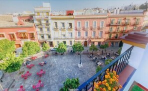 Quarto casal panorâmico, terraço | Vista da sacada