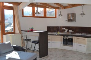 Family Apartment | Private kitchenette | Mini-fridge - Hotel Petr (Karlovy Vary)