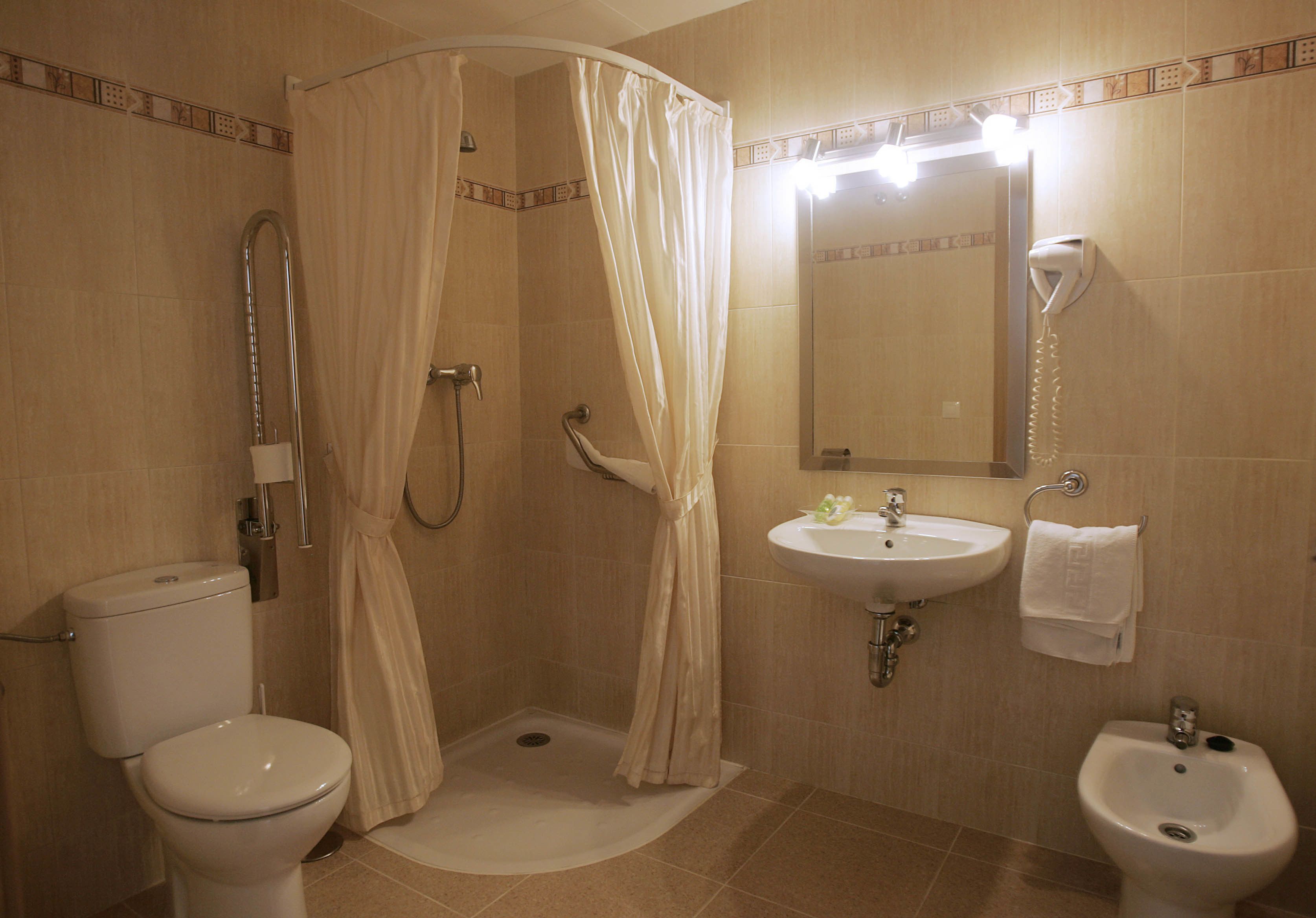 double room | bathroom | hair dryer, towels