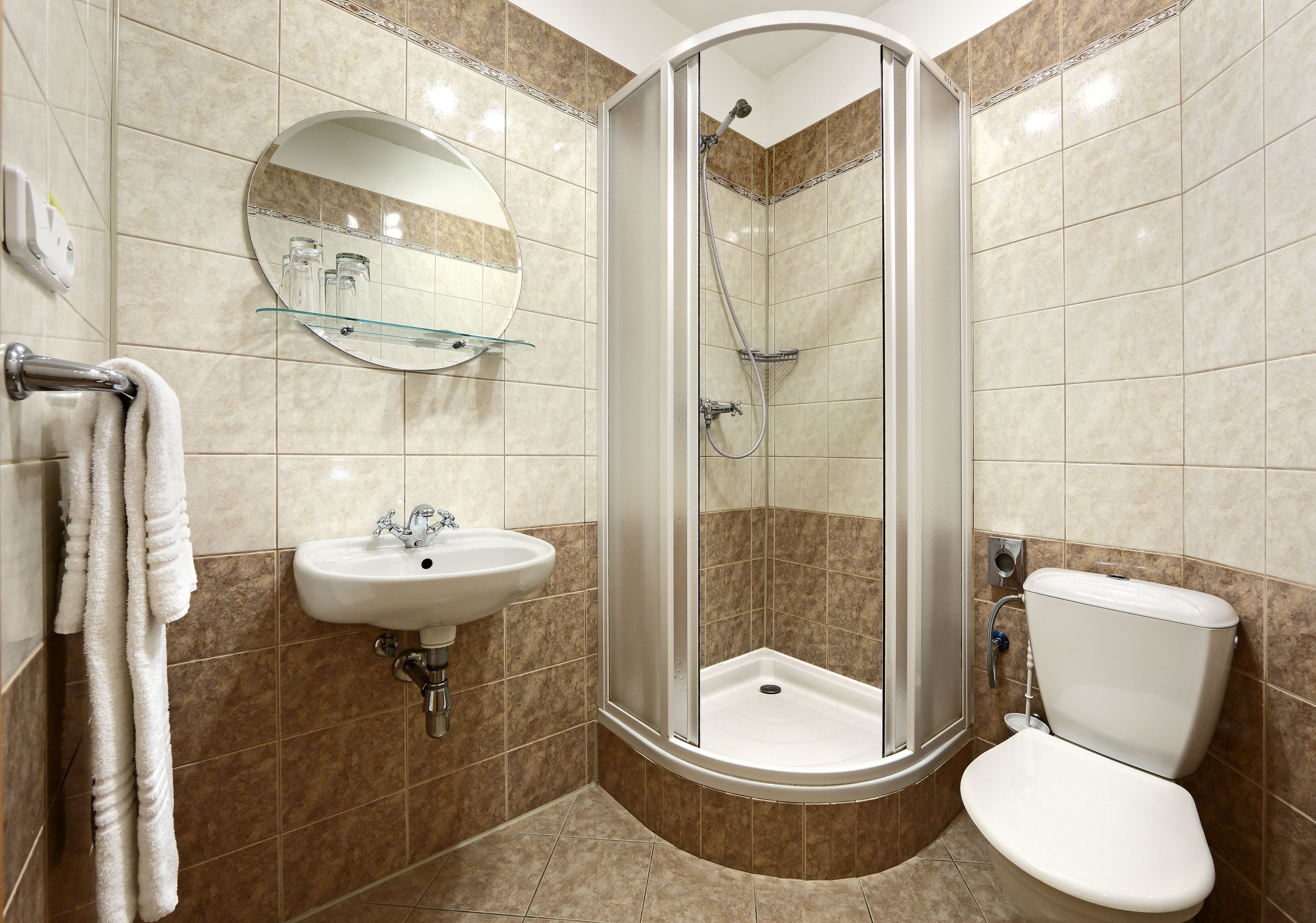 free toiletries, hair dryer, towels, soap