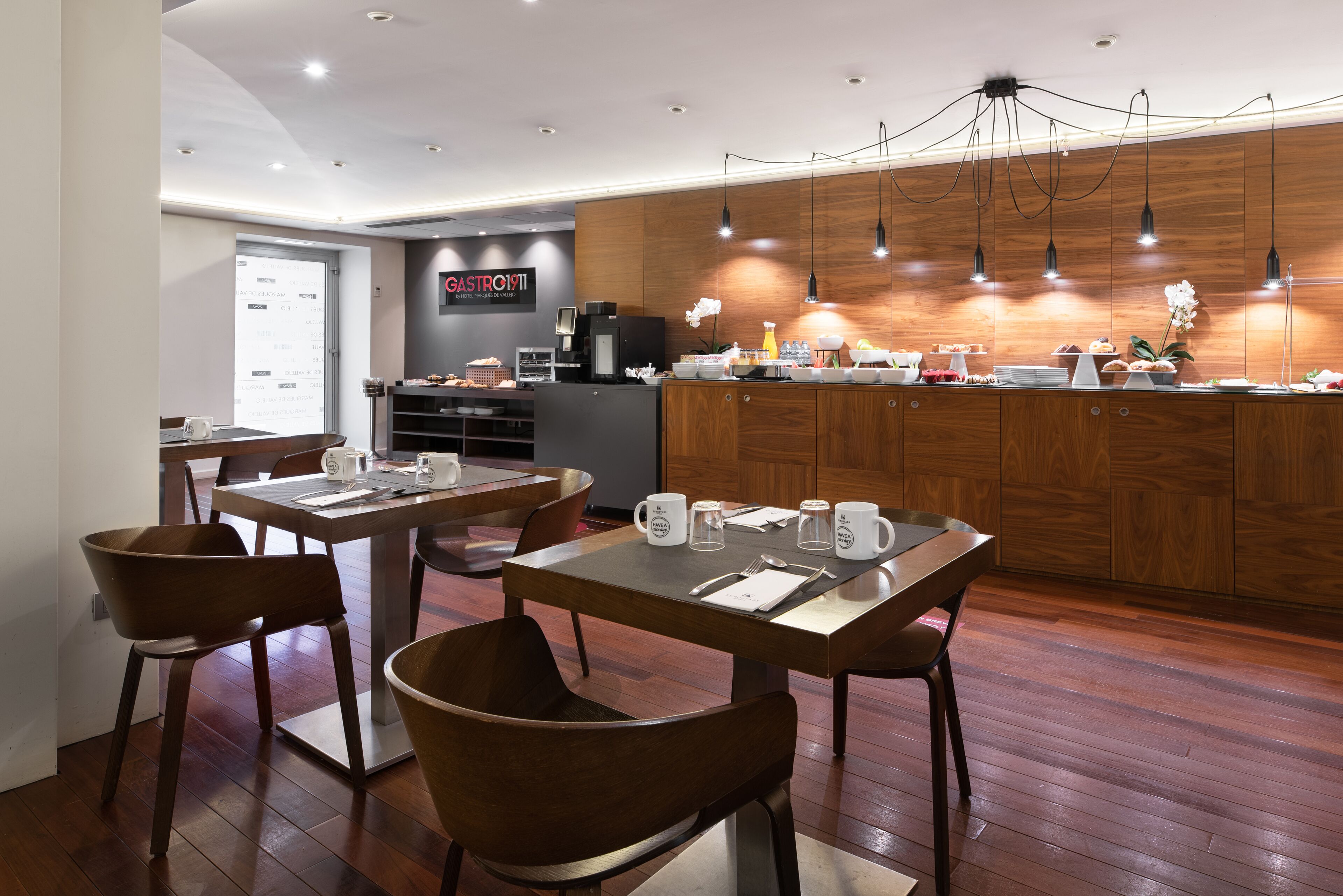 daily buffet breakfast (eur 13 per person)