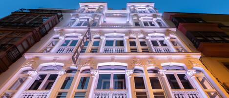 Front of property – evening/night