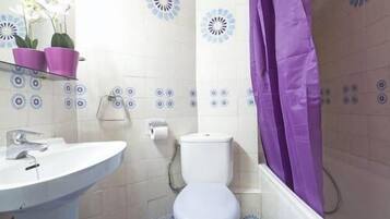 Free toiletries, hair dryer, towels