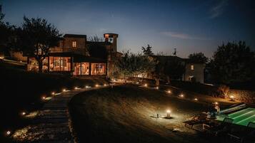 Front of property - evening/night