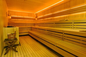 Couples treatment room(s), sauna, body treatments, sports massages