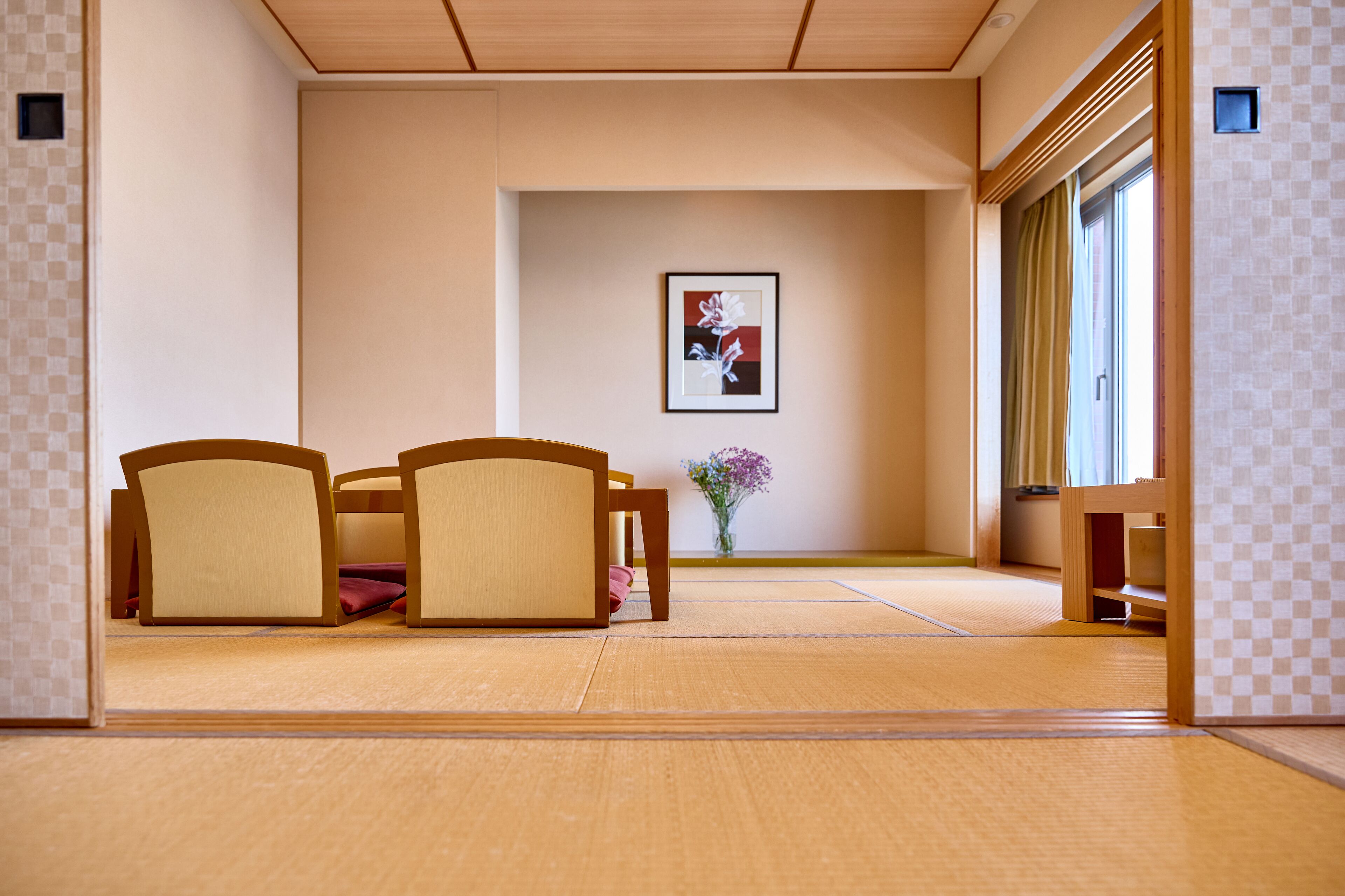 japanese style suite room, non smoking, ocean view | 1 bedroom, in-room safe, desk, laptop workspace