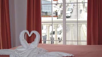 Pillow-top beds, in-room safe, desk, laptop workspace