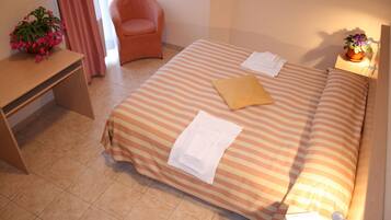 Desk, blackout drapes, free cribs/infant beds, free WiFi