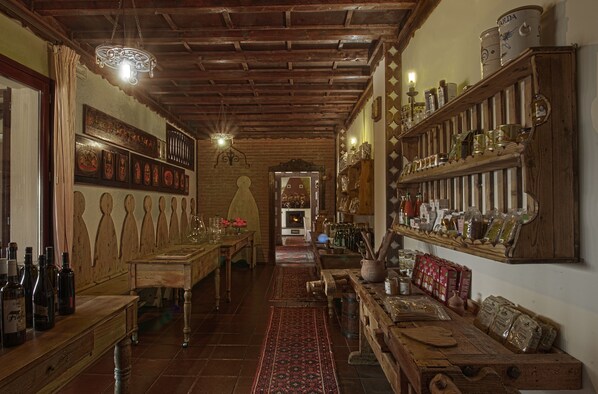 Interior entrance
