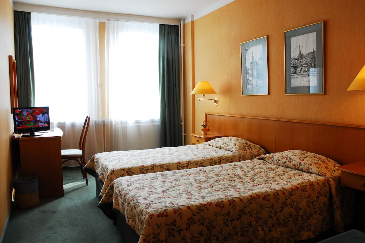 In-room safe, blackout curtains, iron/ironing board (on request)