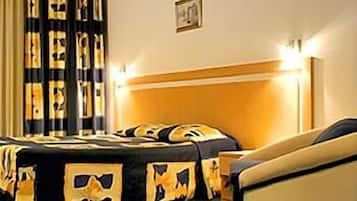 Minibar, desk, iron/ironing board, Internet