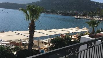 Blick von der Unterkunft