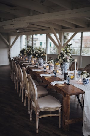 Indoor wedding. Hotel Restaurant Mühle