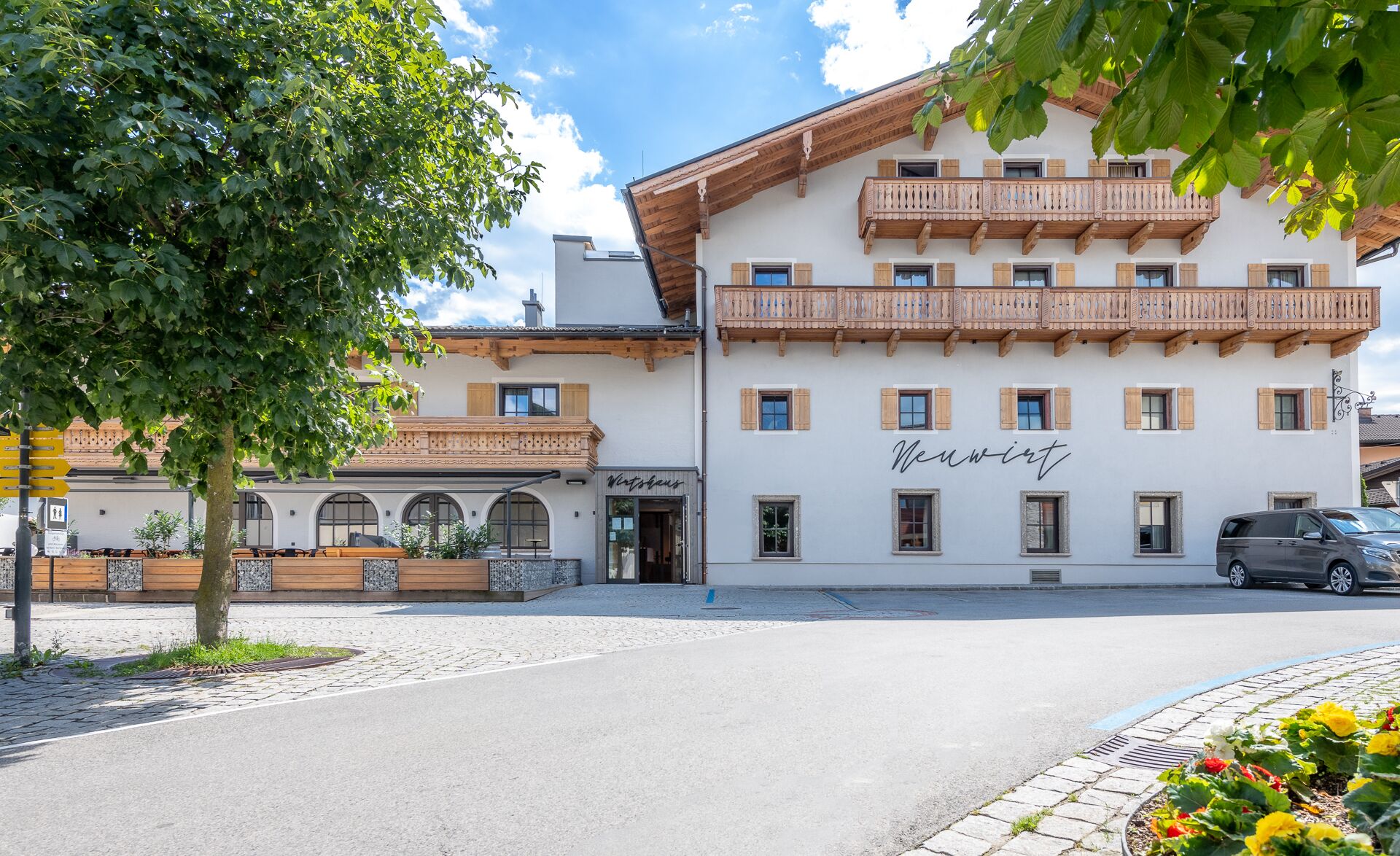 Fassade der Unterkunft