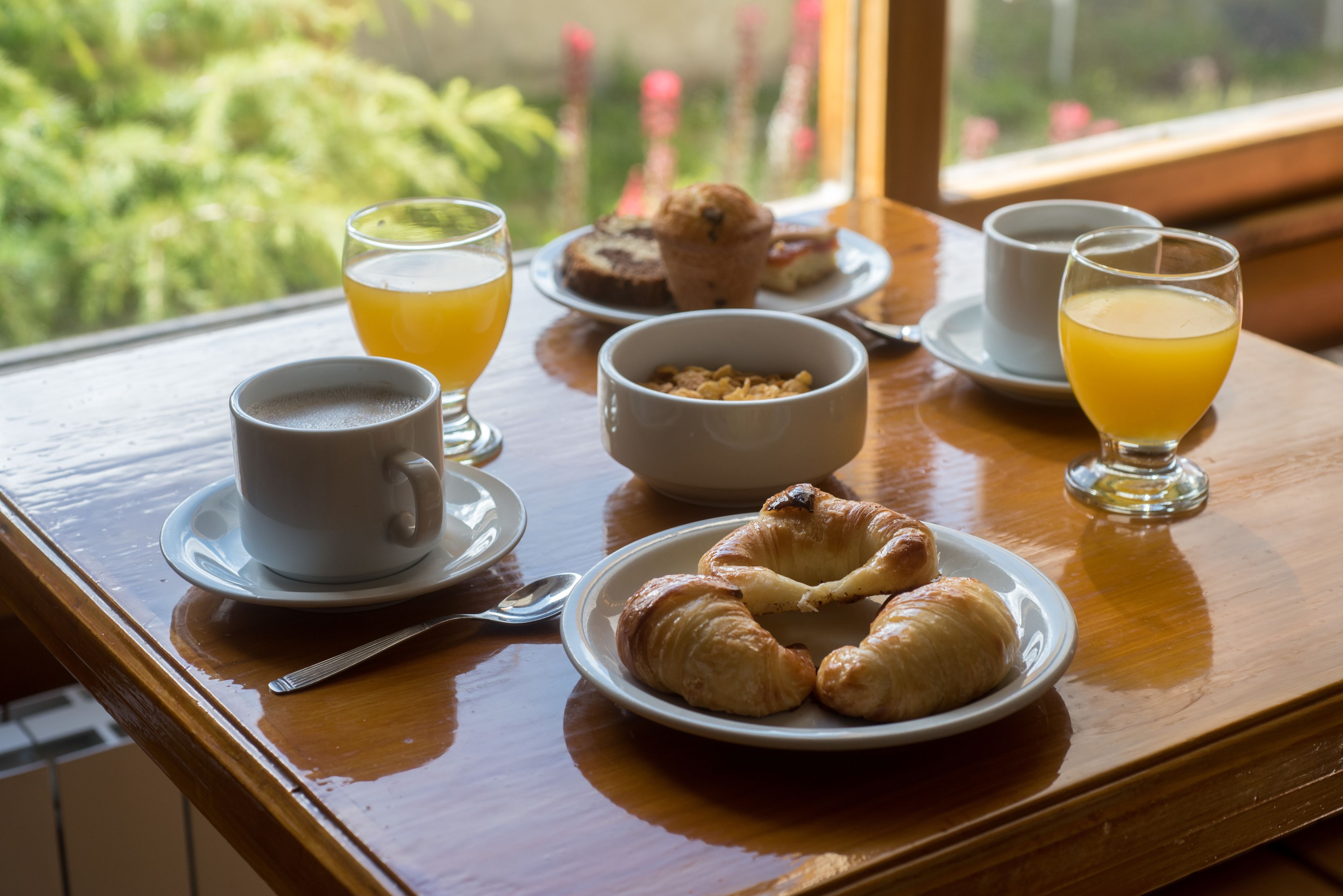 بوفيه فطور يوميًا بتكلفة قدرها (280 ARS للشخص)