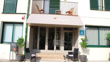 Entrada de la propiedad