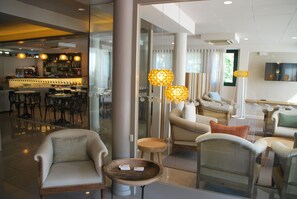 Sitteområde i lobbyen