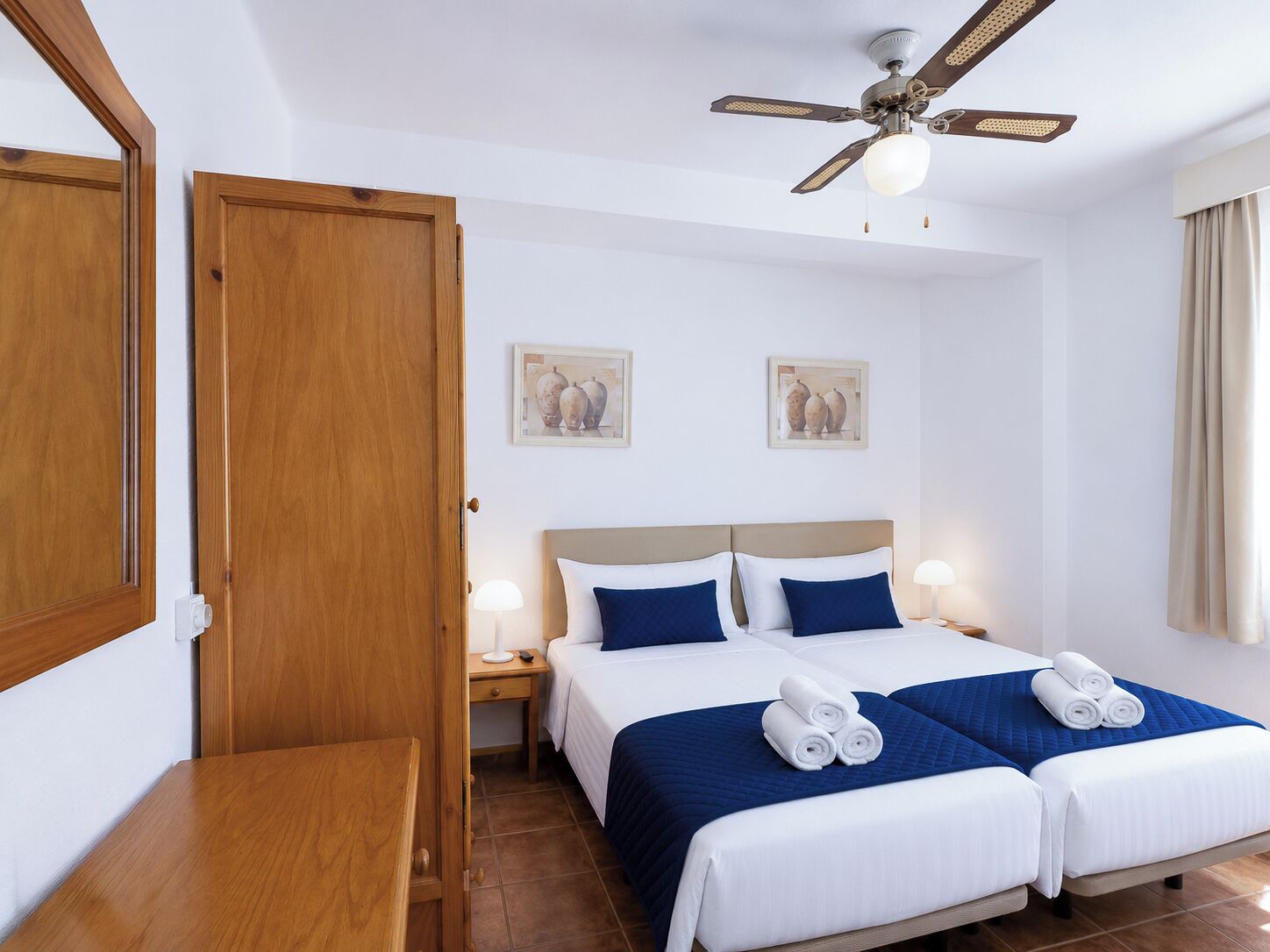 Kamar Twin, ensuite | Bantalan ekstra lembut, kedap suara, Wi-Fi gratis, dan seprai linen