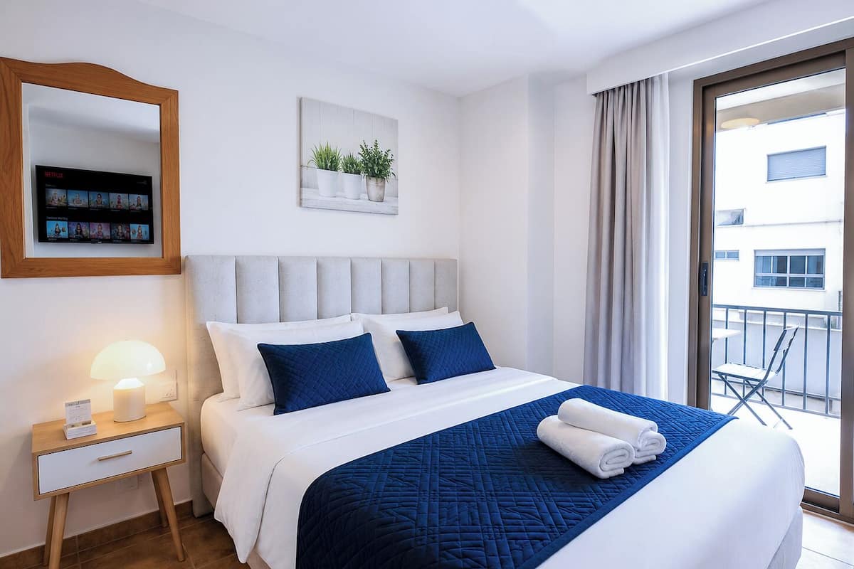 Pillow-top beds, soundproofing, free WiFi, bed sheets