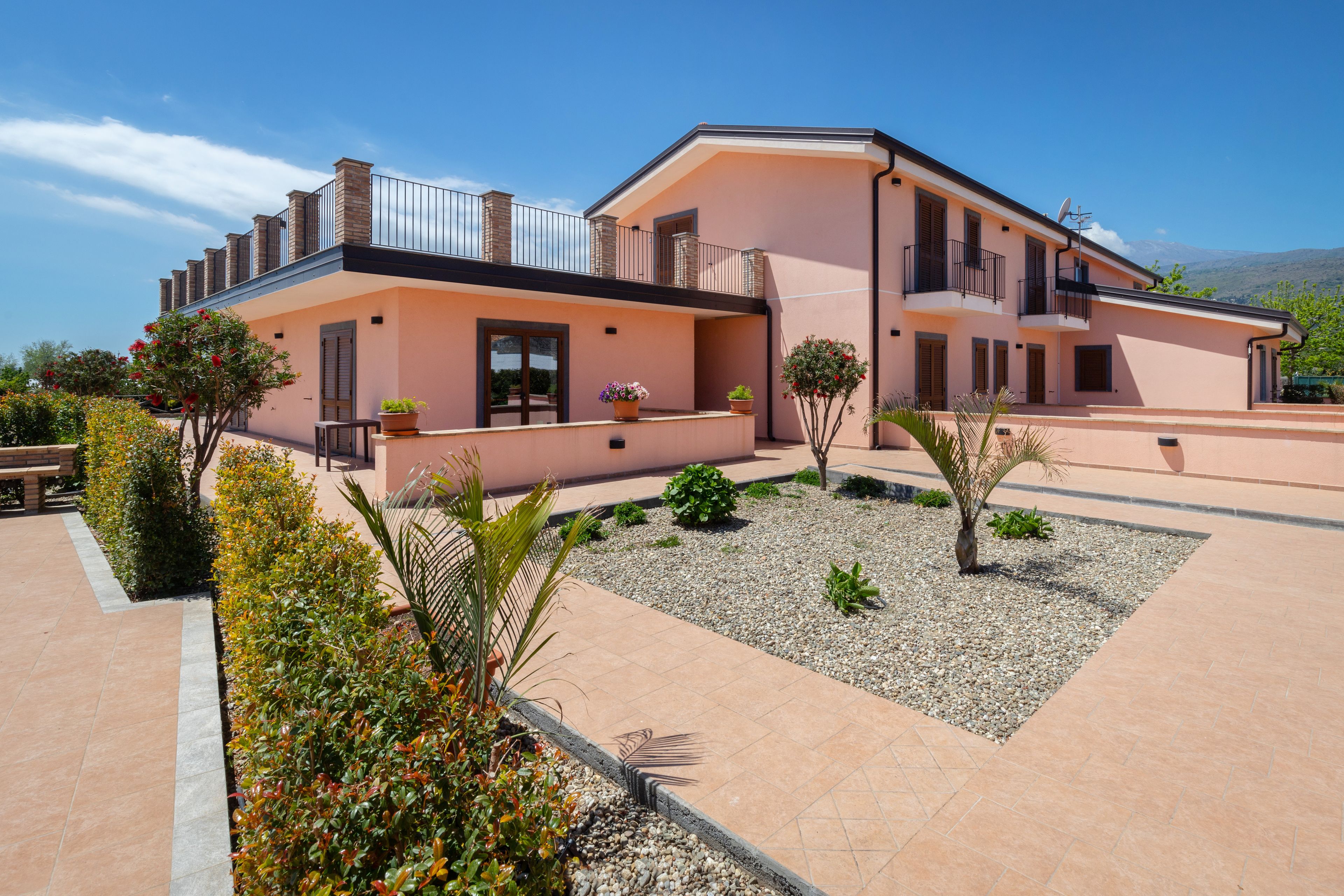 Façade de l’hébergement